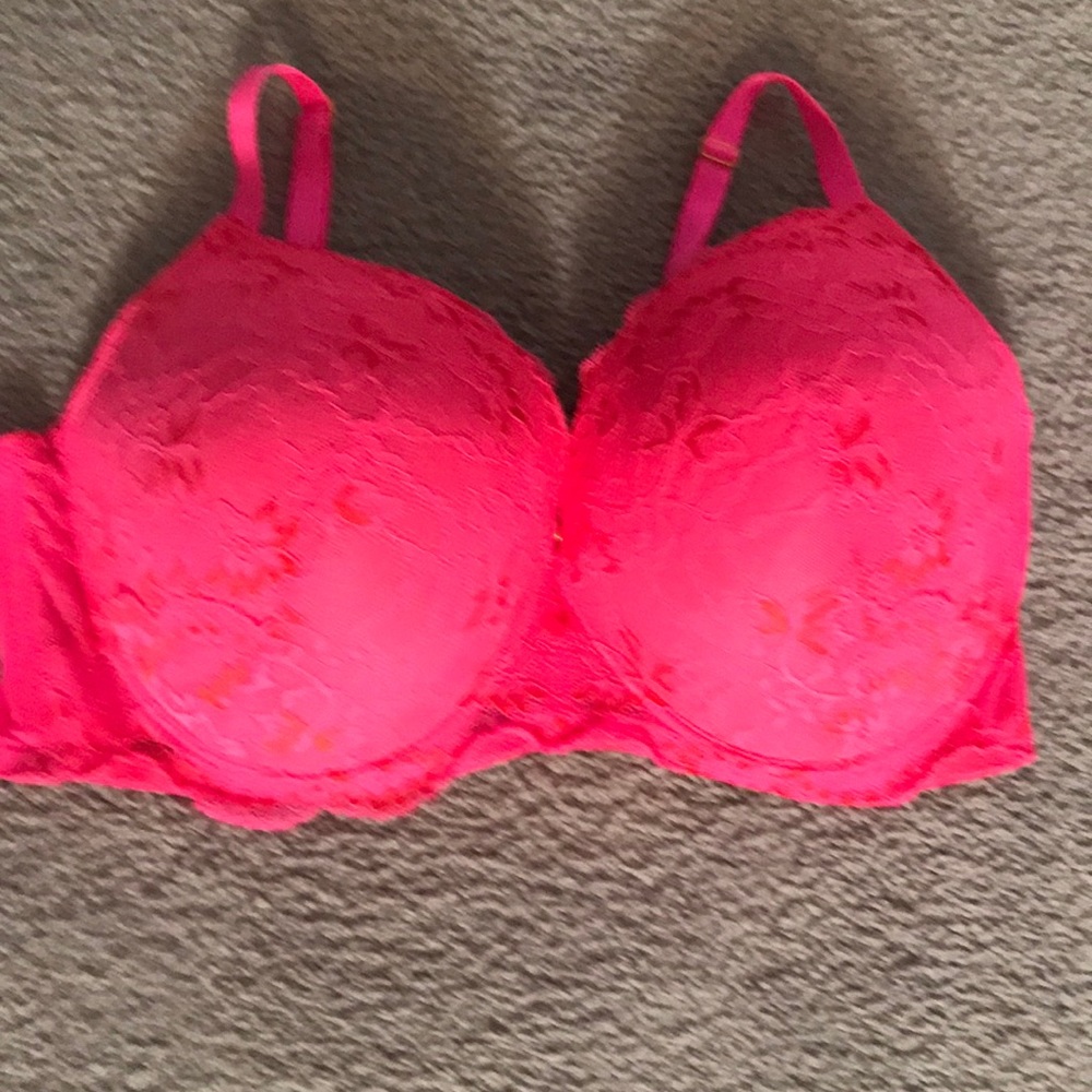 Pink bra